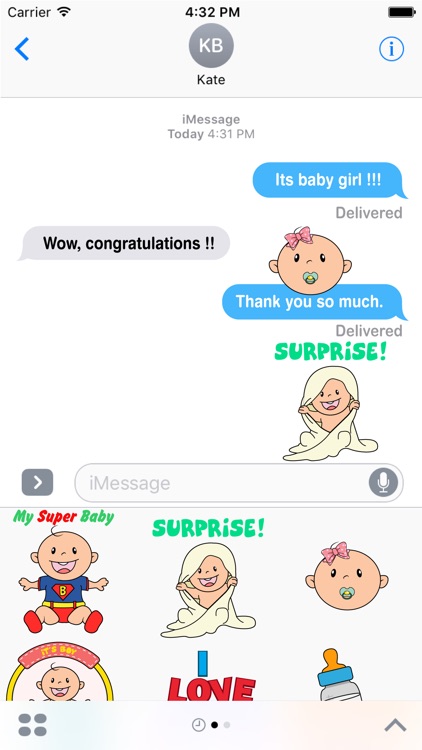 My First Steps - New Born Baby Stickers Pack