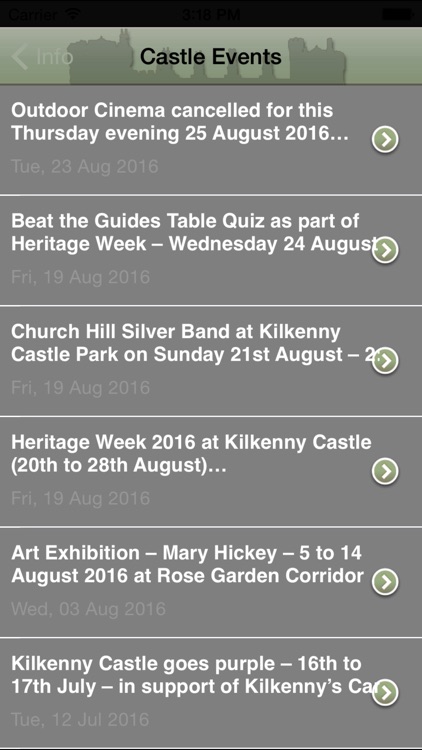 Kilkenny Castle Mobile Tour & Info