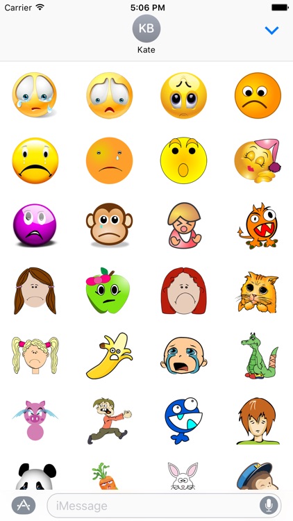 Emotional Stickers Pack For iMessage screenshot-3