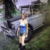 Real Lara Car driving in Zombie City