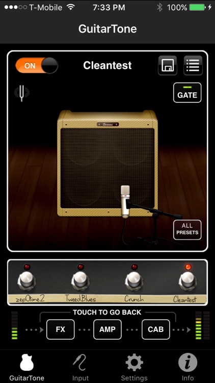 GuitarTone - Guitar amps and effect pedals