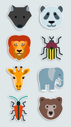 Zoo Animal Stickers