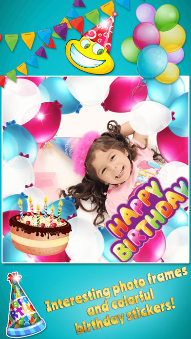 How to cancel & delete Happy Birthday Photo Frames & Stickers with Stamps from iphone & ipad 1