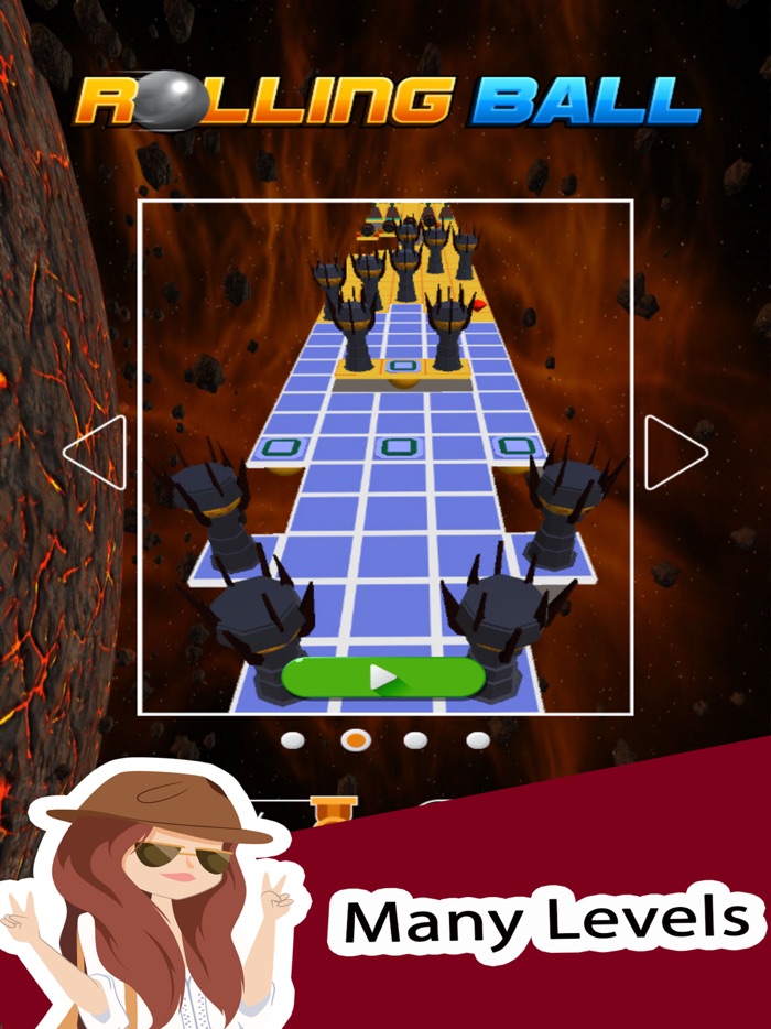 La locura del balanceo Mármol juego de pelota imp