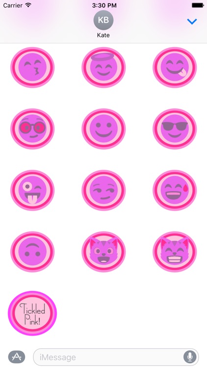 Tickled Pink! (Pinktastic Emoji Stickers)