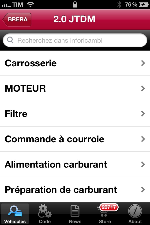 Inforicambi screenshot 2