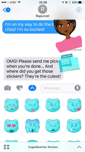 SugarBearHair Stickers(圖2)-速報App