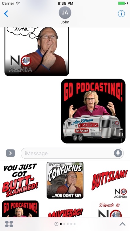 No Agenda Stickers