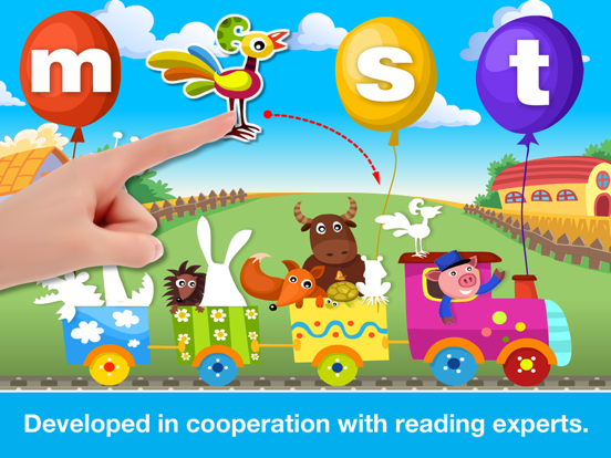 Phonics: Fun on Farm - Reading, Spelling and Tracing Educational Program  • Learning Games & Flash Cards for Kids in Preschool, Kindergarten and 1st Grade by Abby Monkey® screenshot