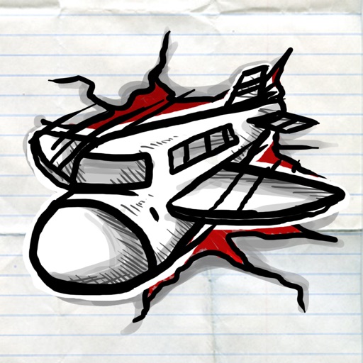 Doodle Army Sniper - Aircraft vs Truck Line Sketch Battle iOS App