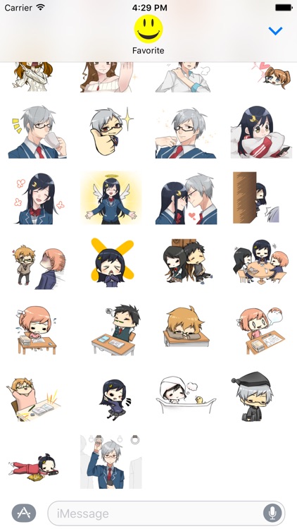  Anime  Pack Stickers  for iMessage by Nurlan Ispayev