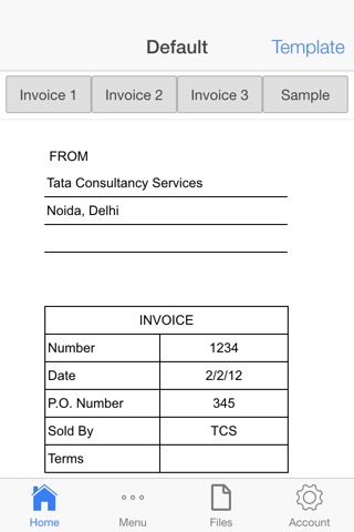 Purchase Invoice screenshot 2
