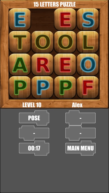 15 Letters Puzzle screenshot-4