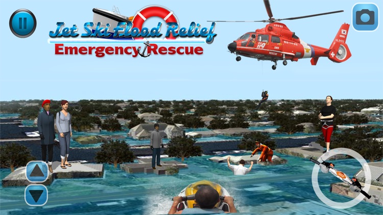 Jet Ski Flood Relief:Emergency Rescue