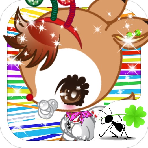 Chrismas Deer-Girl Games iOS App