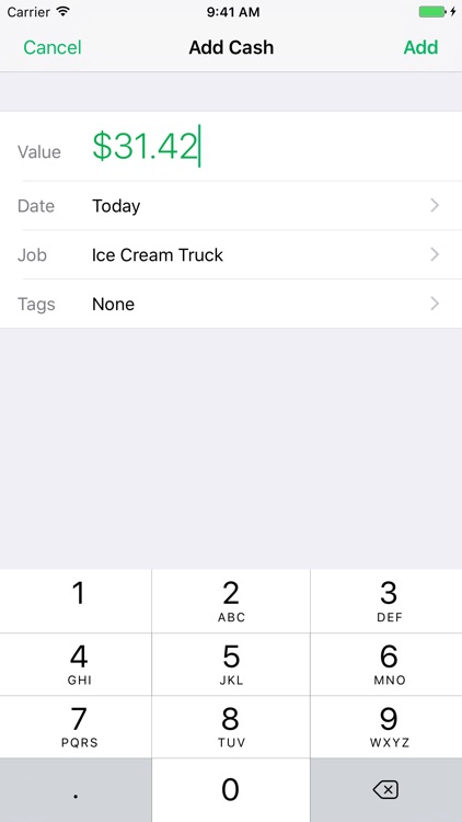 Cash – Income & Tip Tracking