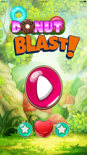 Donut Cookie Stars Blast-Best Gummy Games For Fun(圖1)-速報App