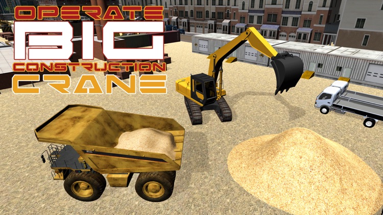 Construction Site Tower Crane - Truck Simulator