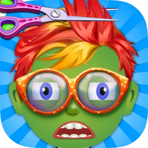 Halloween Crazy Hair Salon - kids makeover games iOS App