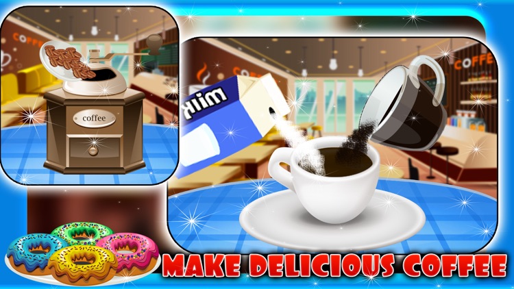 Coffee Donut Cooking - Dessert Maker game screenshot-3