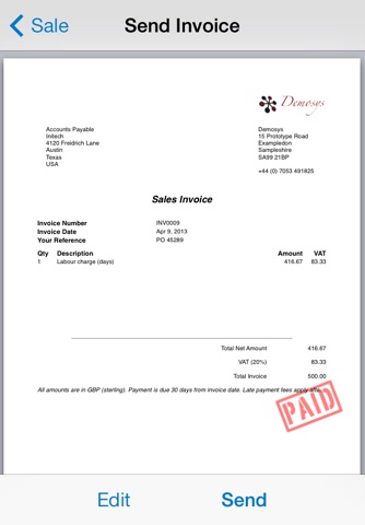 EasyBooks Accounting screenshot 4