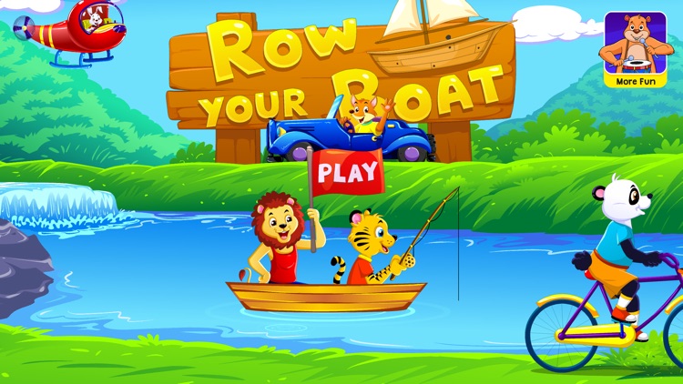 Row Your Boat Rhymes & Songs For Kids