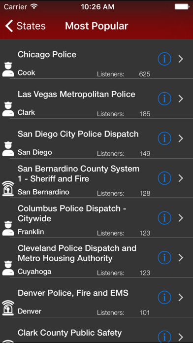 Action Scanner - Police, Fire, EMS and Amateur Radio Screenshot 3