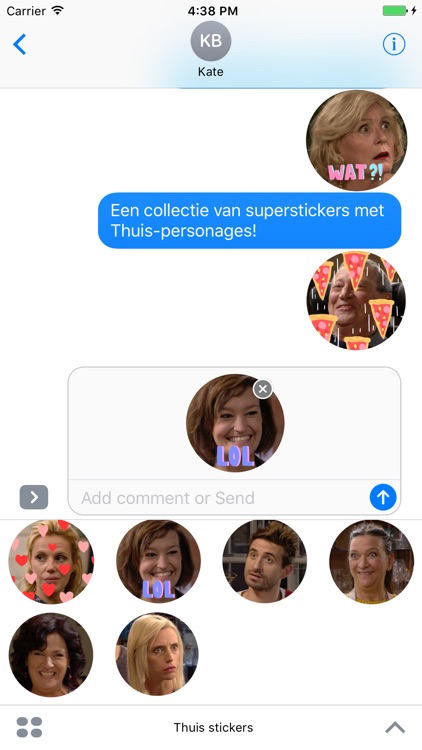 Thuis stickers