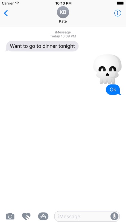 Skully Emoji Stickers