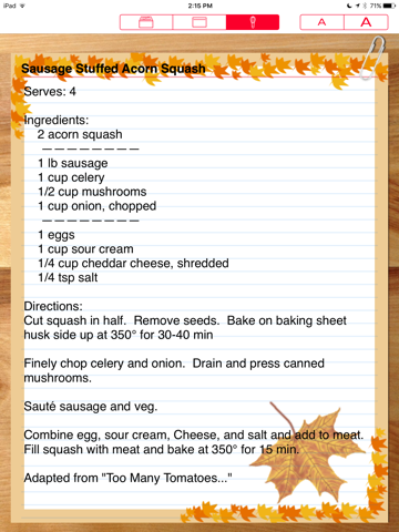 Recipe Manager - Serving Sizer - náhled