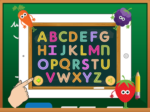 A-Z English Alphabet Kids - Fruits and Vegetables screenshot 2