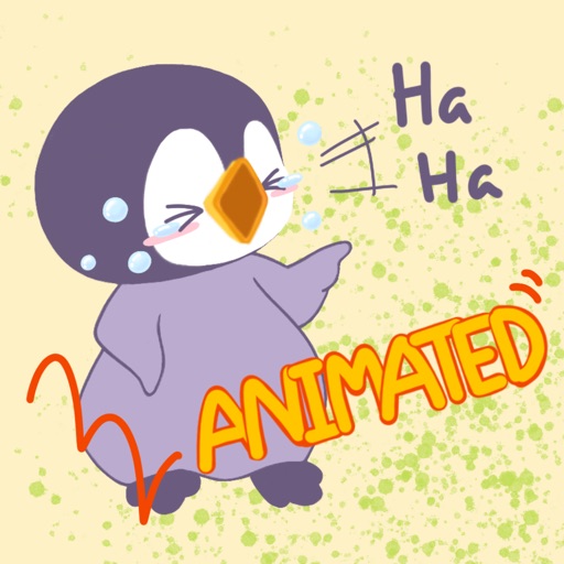 Penguin Bo Animated Bird Stickers for Text Message iOS App