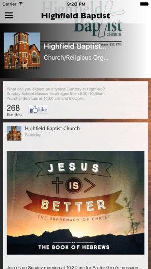 Highfield Baptist Church(圖2)-速報App