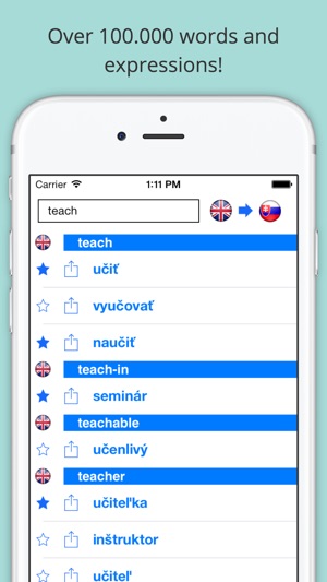 Offline English Slovak Dictionary with Voice(圖3)-速報App