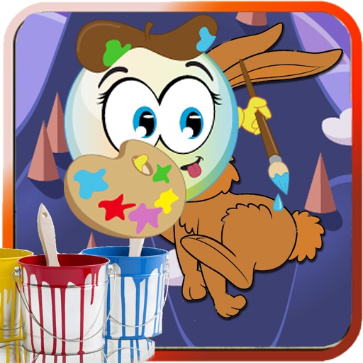 Paint Games Rabbit Version iOS App