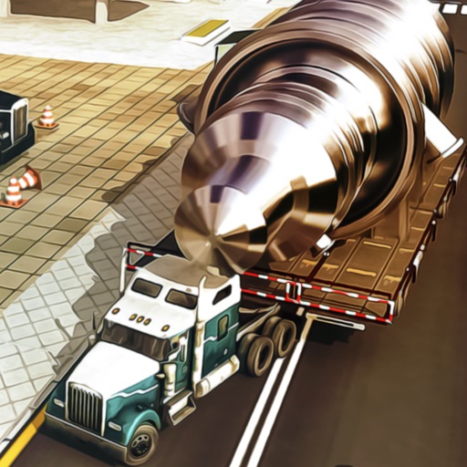 Flying City :: Cargo Truck Hill Climb n Parking Icon