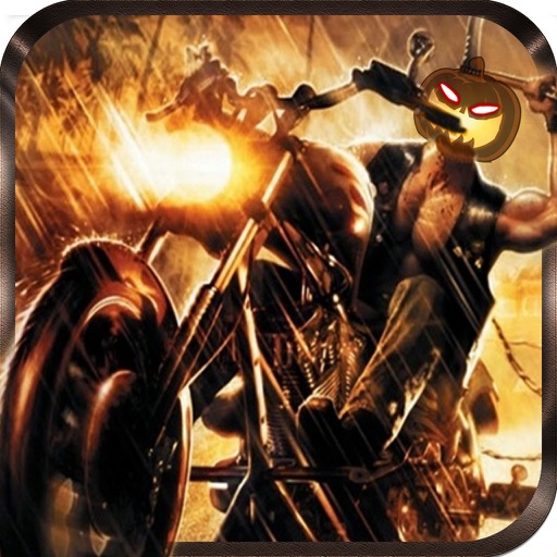 Moto X Stunt Bike Racing Halloween Hill Climb Icon