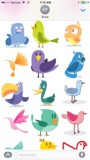 Bird stickers for iMessages(圖2)-速報App