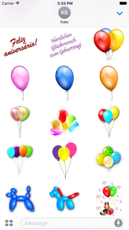 Happy Birthday • Stickers for iMessage screenshot-3