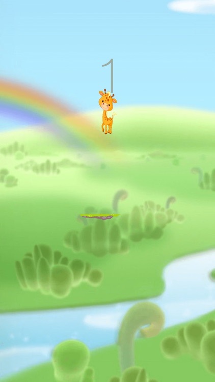 Lovely Giraffe Jump