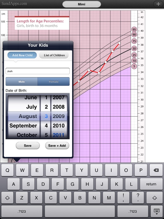 Growth Charts for Babies, Children, Infants screenshot-4