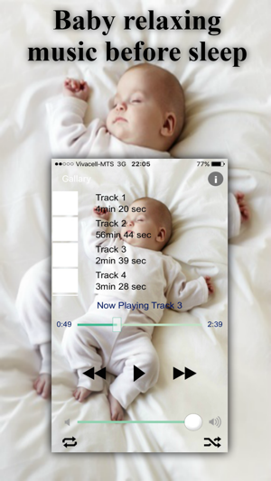 Baby relaxing music before sleep