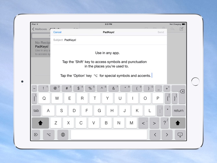 PadKeys Keyboard for iPad