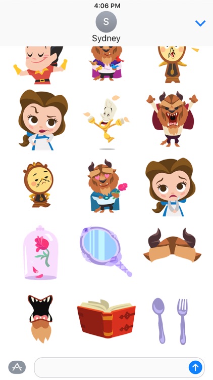 Disney Stickers: Beauty and the Beast