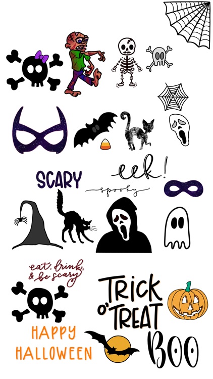 Halloween Stickers by Pocketful of Letters
