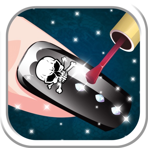Red Rose Nail Painted : Princess HD Xmas iOS App