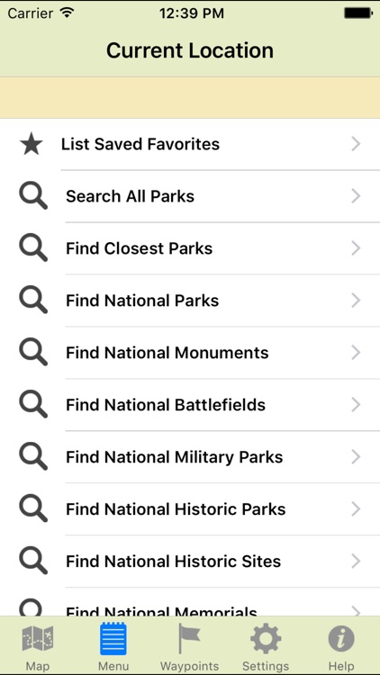 GPS National Parks USA