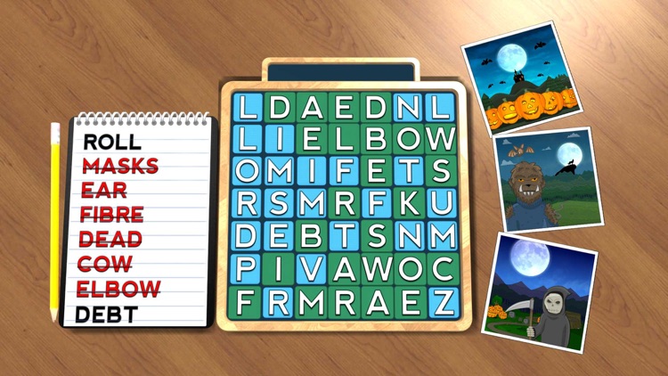 Wordsearch Revealer Halloween