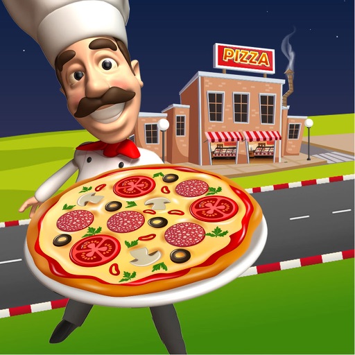 Crazy Chef Pizza Maker Factory Cooking & Delivery Icon