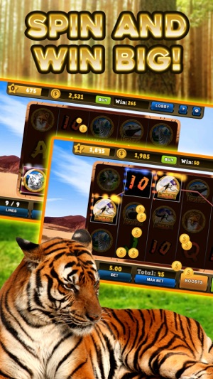 Wild Tiger Slots Safari - Play Vegas Slot Machine(圖2)-速報App